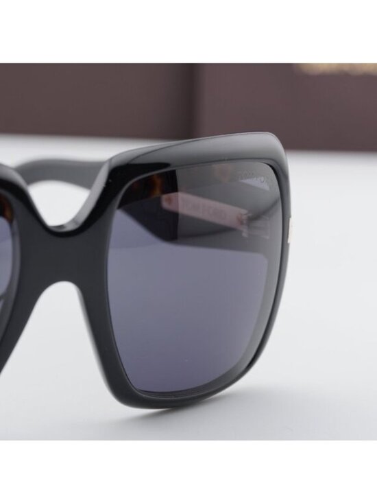 Tom Ford Aurora FT1194 01A Square Sunglasses - Black/Smoke main image 7